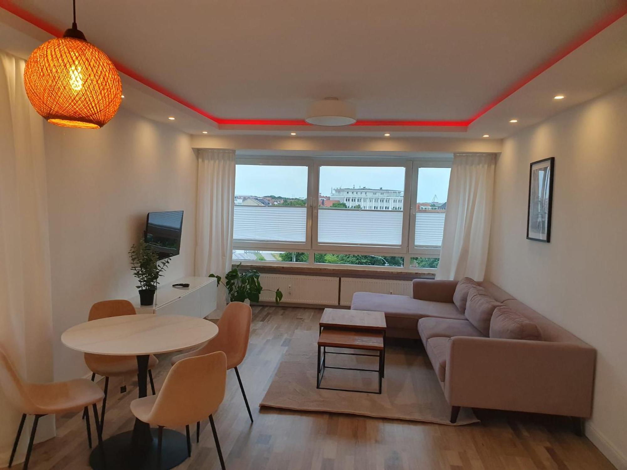 Moebeliertes Wohnen Auf Zeit Am Yachthafen Apartment เบรเมอร์ฮาเฟิน ภายนอก รูปภาพ
